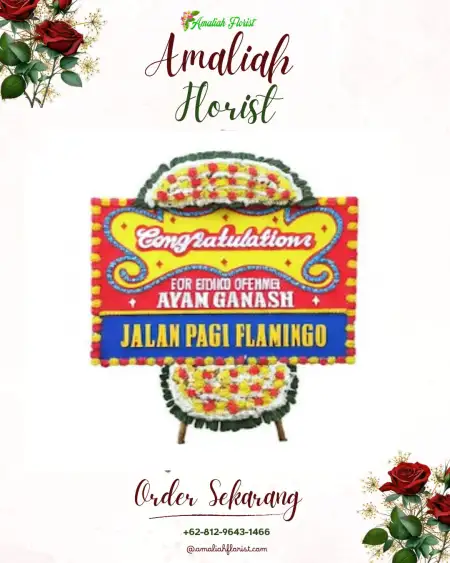 Sewa Papan Bunga Kariangau